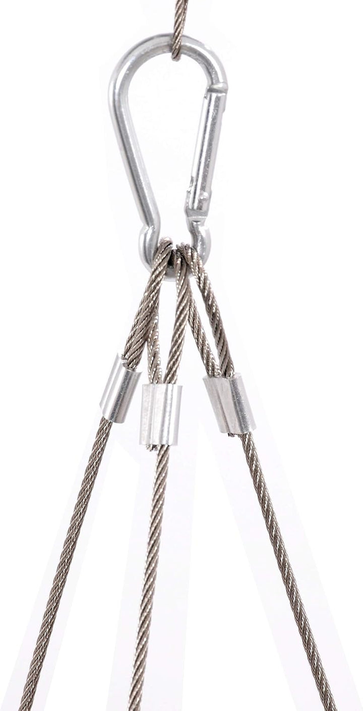 65 cm Grillrost Edelstahl für Schwenkgrill 3 Bein BBQ Grill Rost mit Seil 14 mm Stababstand