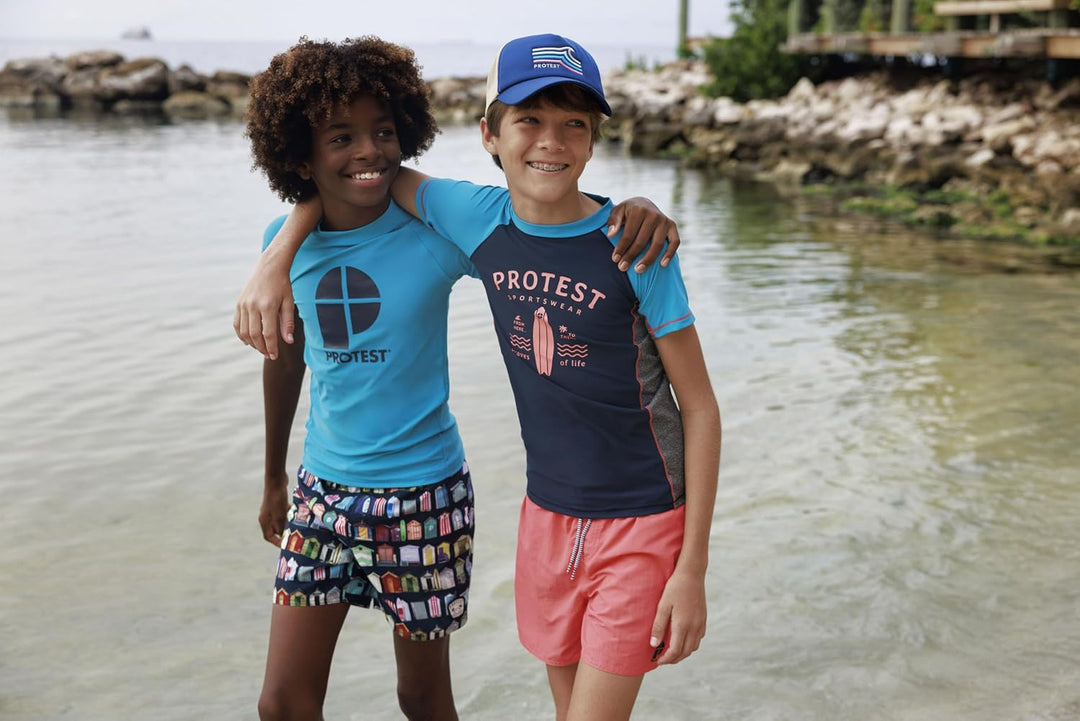 Protest Jungen Surf-t-Shirt PRTBERENT JR 104 Night Skyblue, 104 Night Skyblue