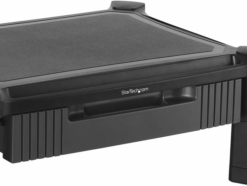StarTech.com Monitorständer mit Schublade - Höhenverstellbar - Unterstüzt bis zu 32 Zoll Monitore (1