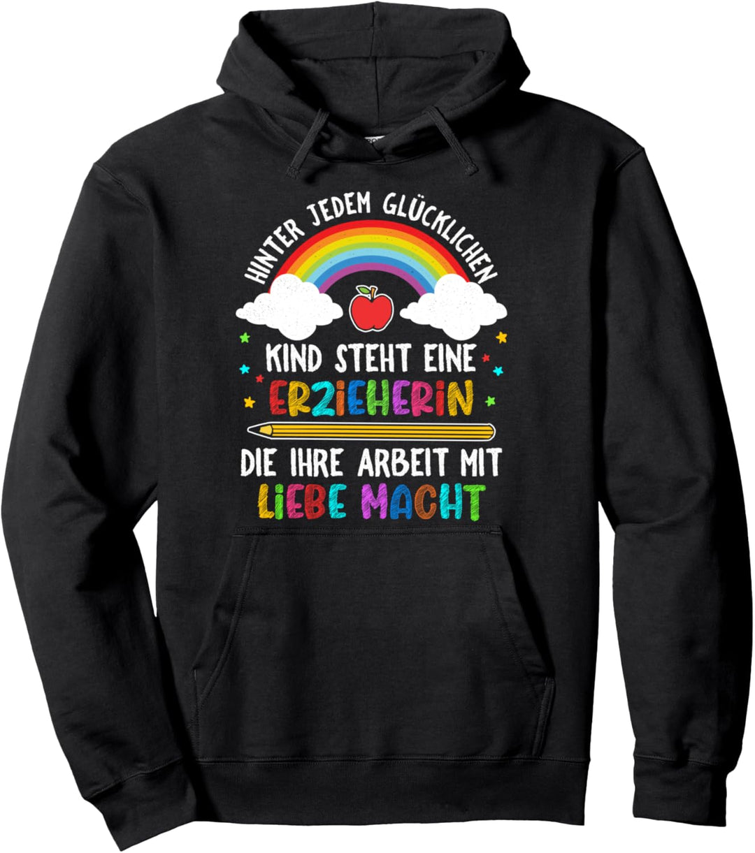 Erzieherin Kindergarten Lustiger Spruch Pädagogin Pullover Hoodie