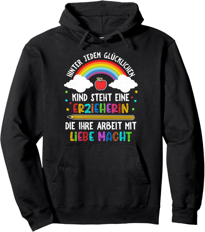 Erzieherin Kindergarten Lustiger Spruch Pädagogin Pullover Hoodie