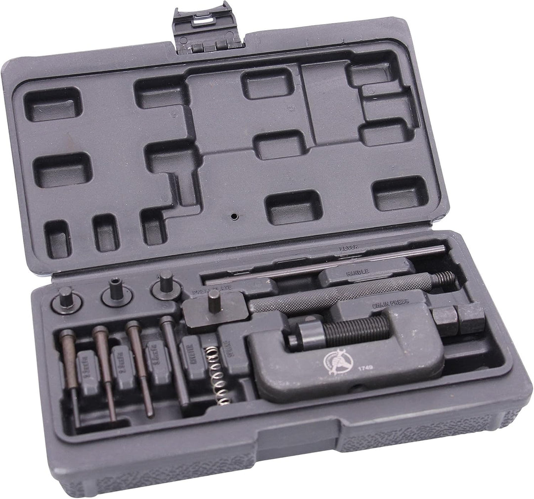 BGS Diy 1749 | Trenn- und Nietwerkzeug für Motorradketten | Teilung 35 - 525, Werkzeug