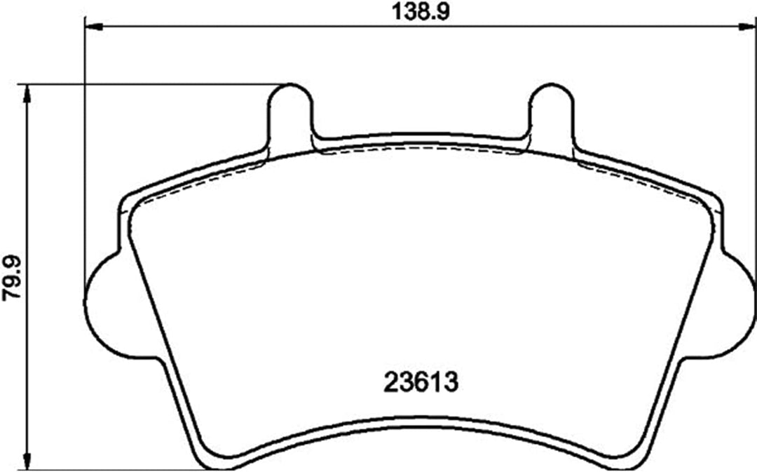 HELLA PAGID 8DB 355 010-021 Bremsbelagsatz - T1310 - Dicke/Stärke: 17.8mm - Bremssystem: Bosch - nic
