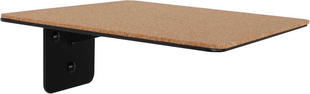 1x Wandstufe Katzentreppe Klettersystem für Haustiere, belastbare, stabile Ablage/Plattform Schwarz