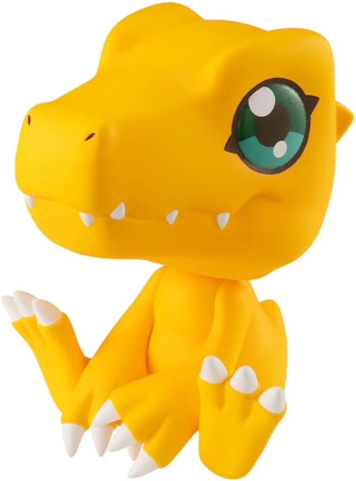 MEGAHOUSE Unisex Kinder Digimon Adventure Look Up Series Agumon PVC Figure, Bunt