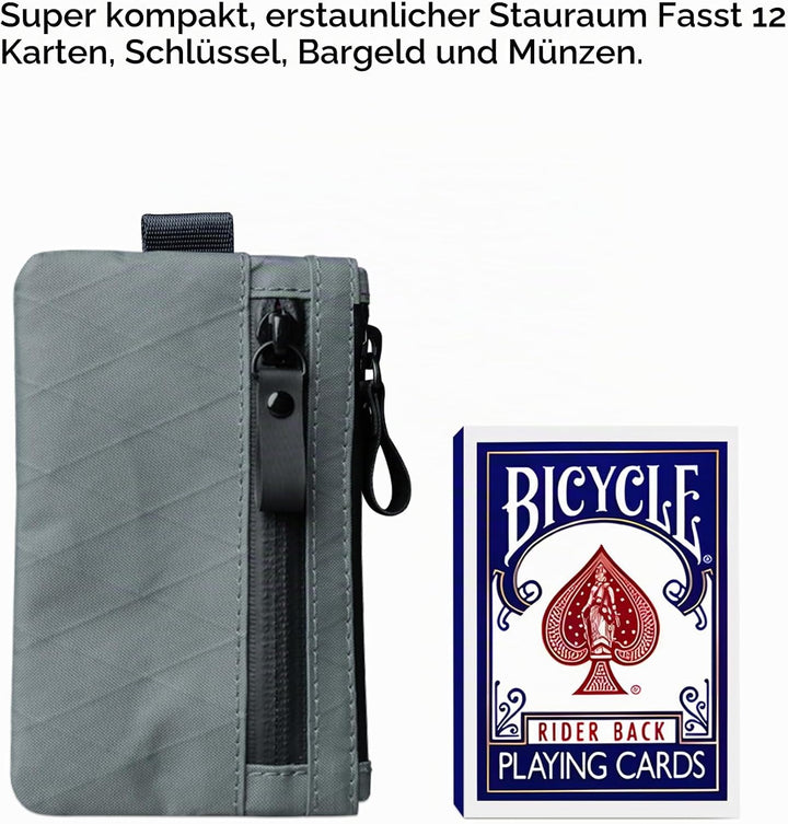 ALPAKA Reissverschlussfach VX21, Schiefergrau, S, Minimalistisch