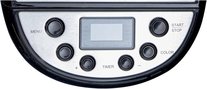 Gastronoma 18260001 Brotbackautomat, Brotbackmaschine 12 digitale Programme, automatisches Zutatenfa