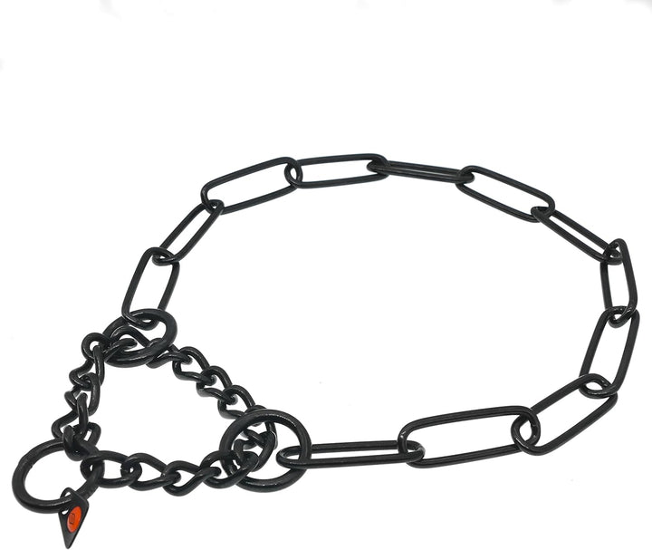 Sprenger Hundehalskette mit Durchzugskette 3mm I Edelstahl rostfreies Hundehalsband für langhaar Hun
