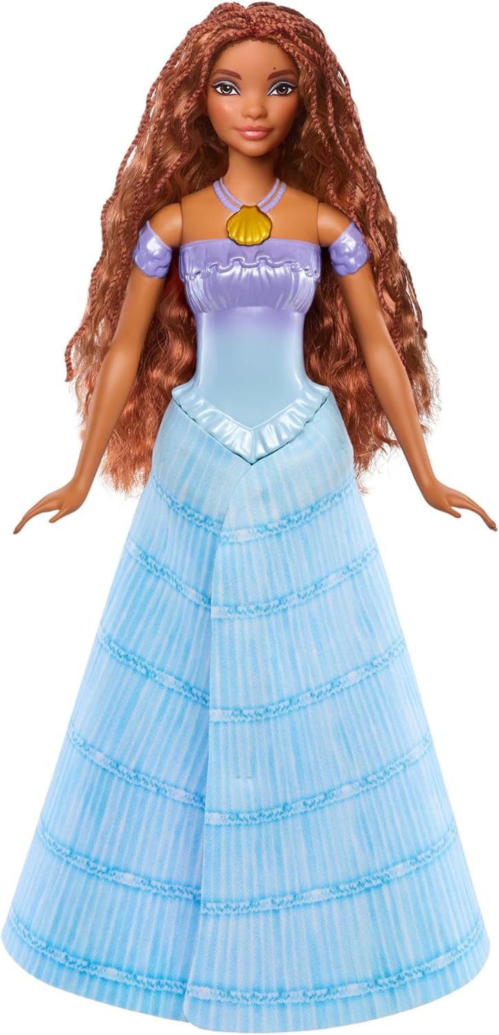 Mattel Disney Prinzessin Arielle Puppe, inspiriert vom Film The Little Mermaid, Verwandlung: Mensch-