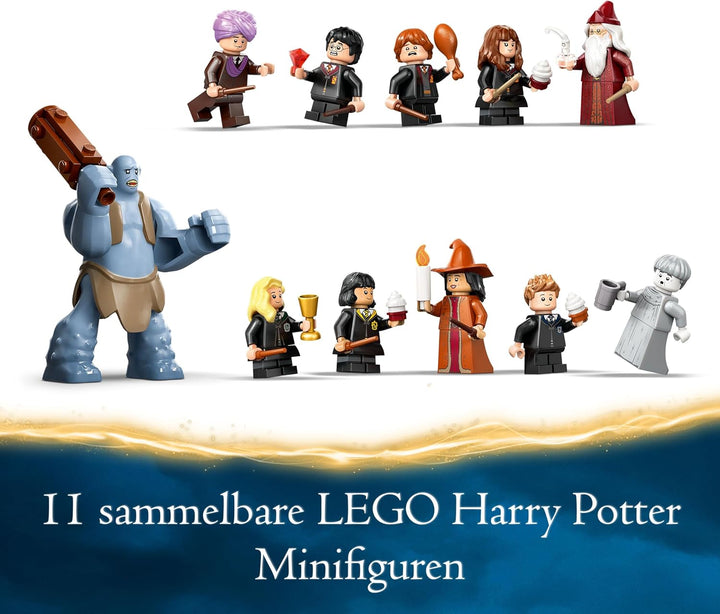 LEGO Harry Potter Schloss Hogwarts: Die Grosse Halle, Zauberer-Spielzeug zum Sammeln, mit 11 Minifig