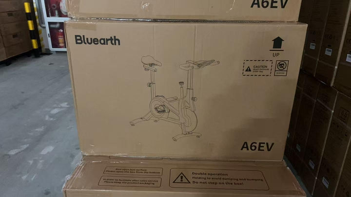 Bluearth Self-Powered Heimtrainer Fahrrad, leise Magnetischem Widerstand,max. 150KG, Schwarz