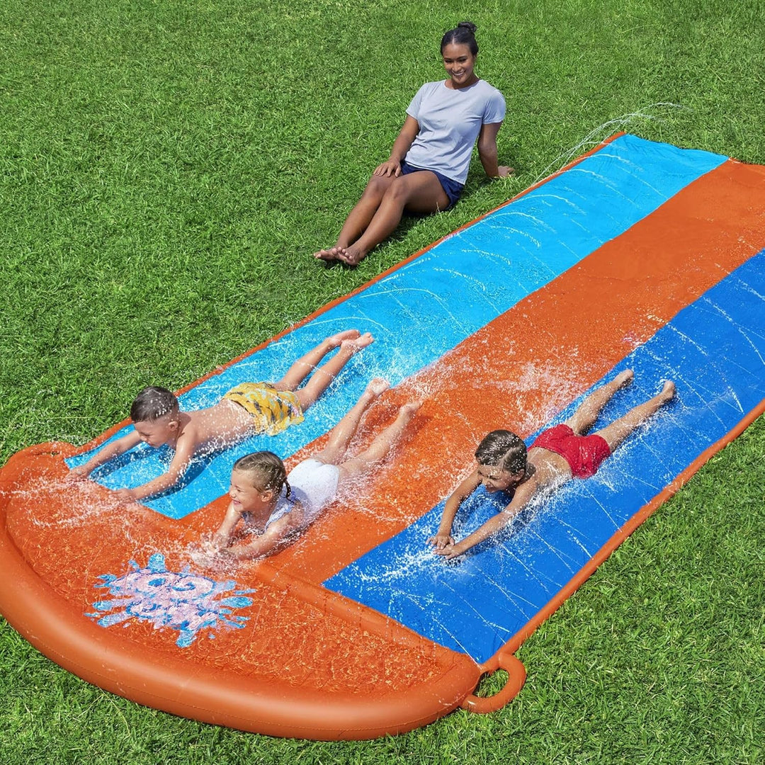 Bestway® H2OGO!™ 3er-Wasserrutsche "Triple" 488 x 207 cm