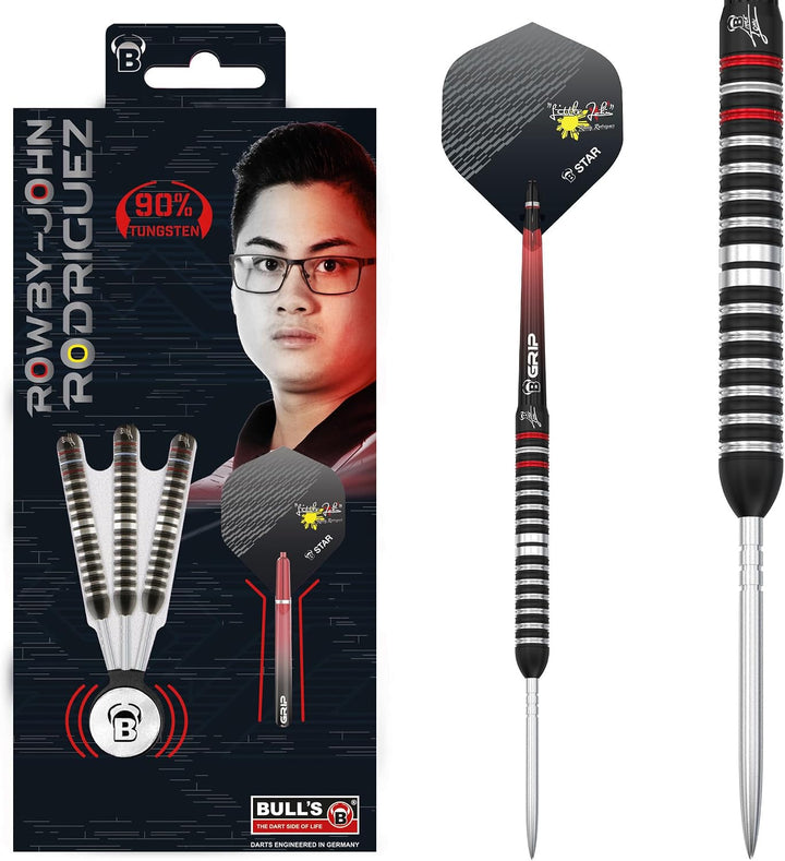 Bull's Rowby-John Rodriguez Dart, Silber, 25 g