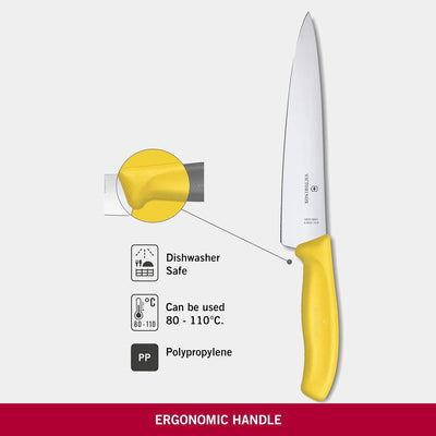 Victorinox, Swiss Classic, Profi Tranchiermesser, Extra Scharfe Klinge, gerader Schliff, 19 cm, Robu