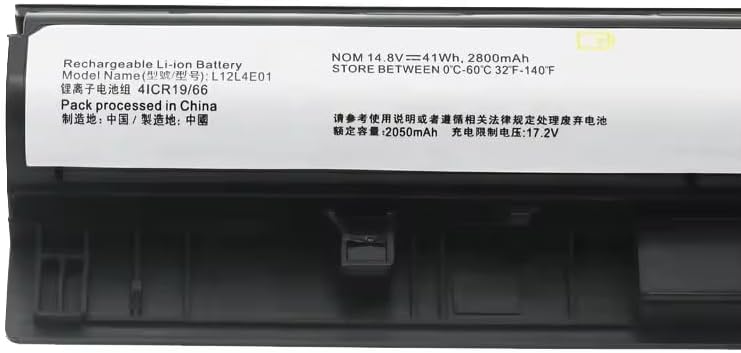 14.8V/14.4V 41Wh 2800mAh L12L4E01 L12M4A02 L12M4E01 L12S4A02 L12S4E01 L12L4A02 Laptop Akku kompatibe