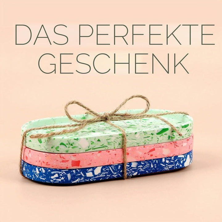 noah Jesmonite &amp; Terrazzo Starterkit - Enthält Silikonformen, Farben, Handschuhe, Schleifpapier, Bec