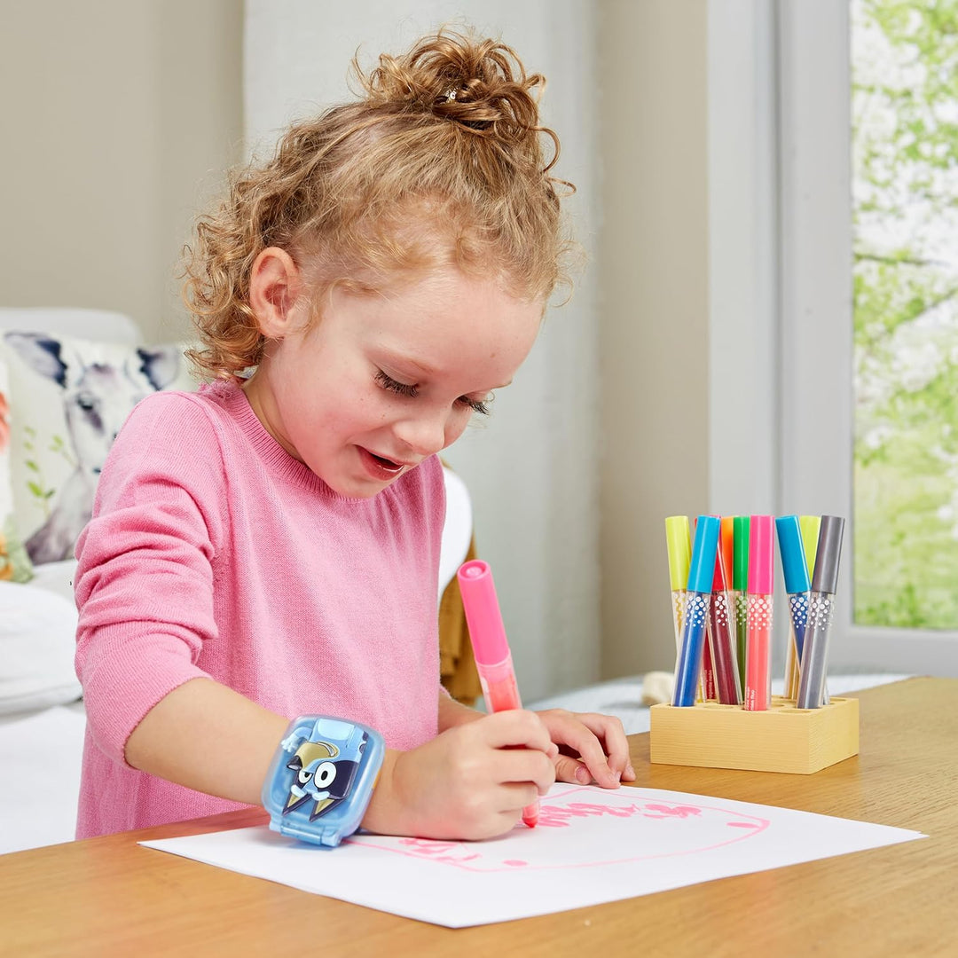 VTech 80-554504 Bluey-Lernuhr, Mehrfarbig