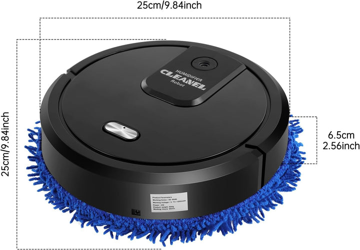 Saugroboter USB-Aufladung Effiziente Reinigung Wischroboter, Mini Staub Wisch Roboter, Robot Vacuum