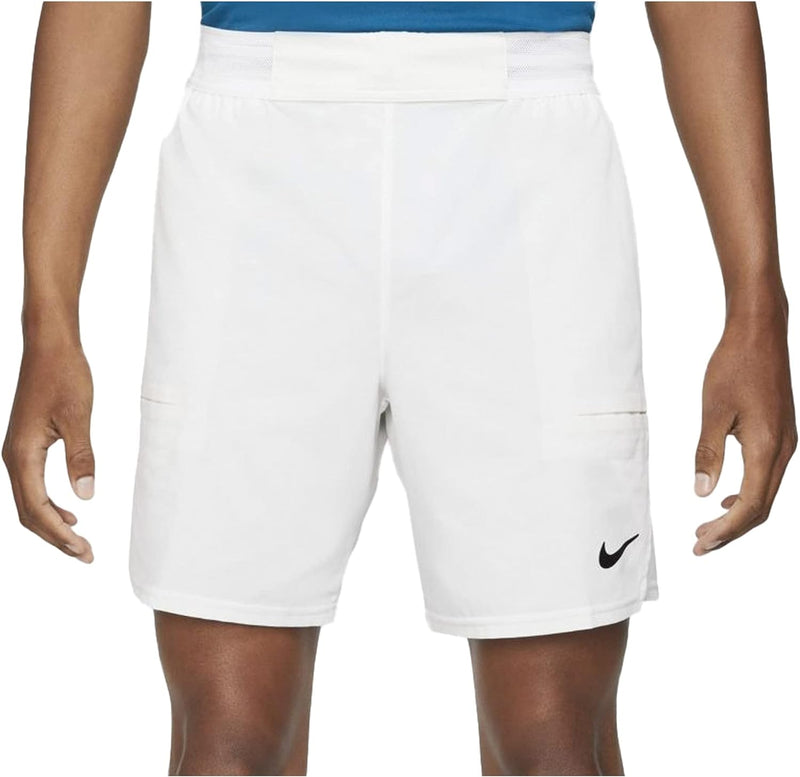 Nike Court Flex Advantage Short 7" Tennis Short Herren XXL Weiss, XXL Weiss
