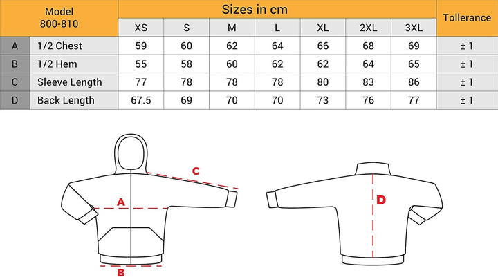 strongAnt Hoodie mit Reissverschluss für Herren warme Fleece Jacke mit Kapuze XS Grau / Schwarz, XS