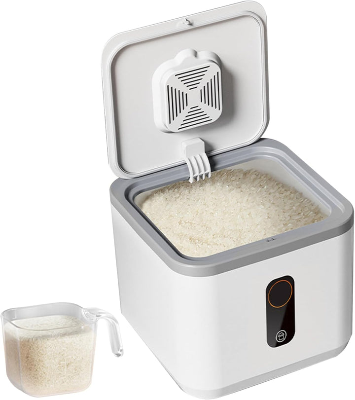 Reisbehälter 5 Kg Lebensmittelecht Feuchtigkeitsbeständig Doppelte Silikondichtung Müsli-Reis-Eimer