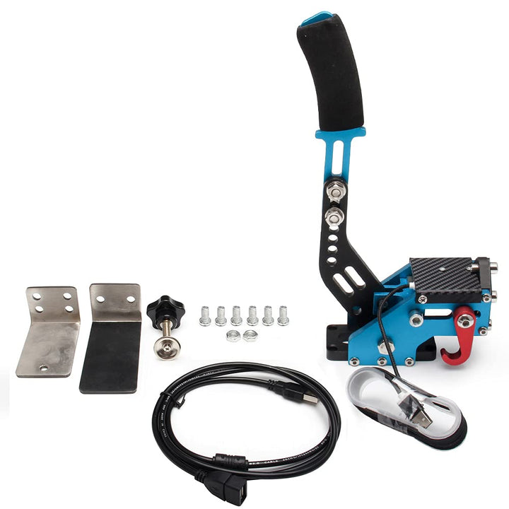 Handbremse PC Bruce & Shark 64Bit-USB-Handbremse für Rennspiele Lenkradständer G27 / G29 G920 PC Bla