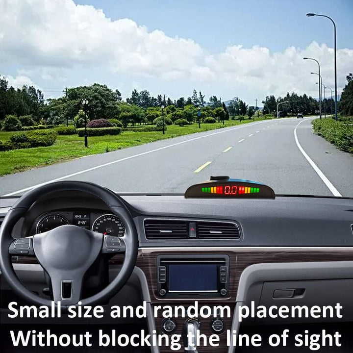 MOCNT Auto Einparkhilfe 8 Sensoren Rückfahrhilfe Kfz Rückfahrwarner Einparksystem Hinten Parksensore