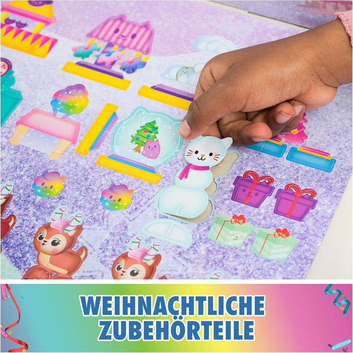 Gabby's Dollhouse, Party Adventskalender mit 24 Überraschungen, ab 3 Jahren