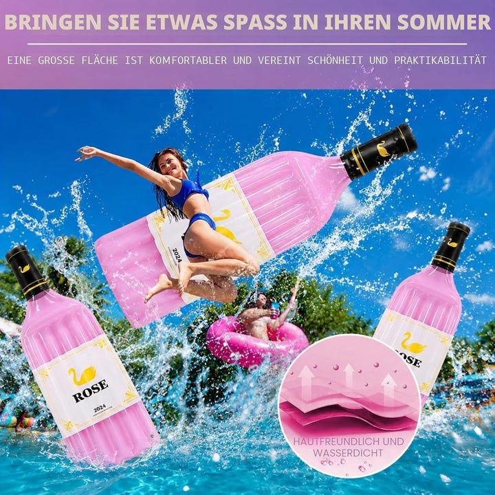 ACTOYS Luftmatratze Wasser Erwachsene Kinder, Luftmatratze Pool Aufblasbare, Aufblasbare Schwimmbett