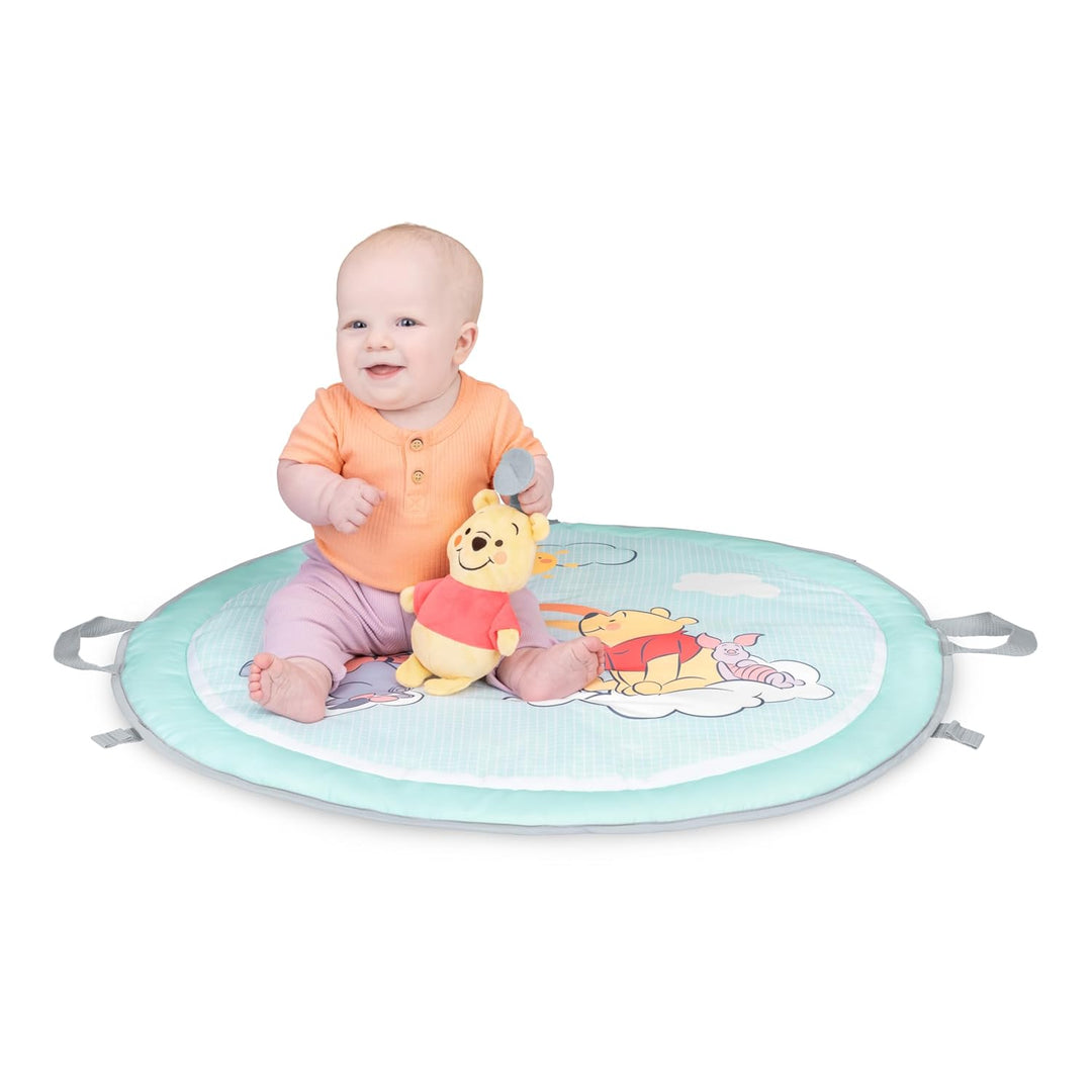 Disney Baby Winnie Puuh Hunny Hangout Activity Gym von Bright Starts, Spielbogen mit Bauchlage‑Kisse
