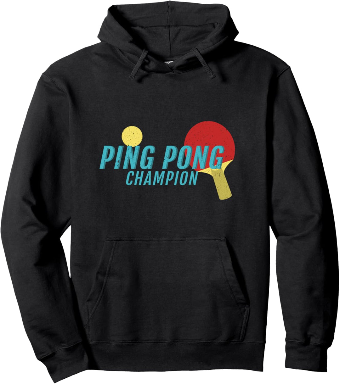 Tischtennis Tischtennis-Tischtennis-Meister Vintage-Tischspo Pullover Hoodie