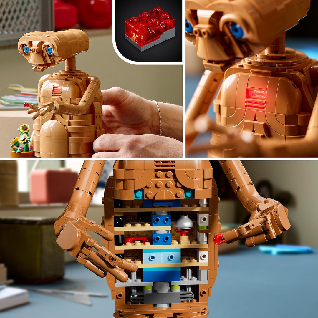 LEGO Ideas E.T. the Extra-Terrestrial - Modellbau für Erwachsene inklusive Alien Figur, künstlichen
