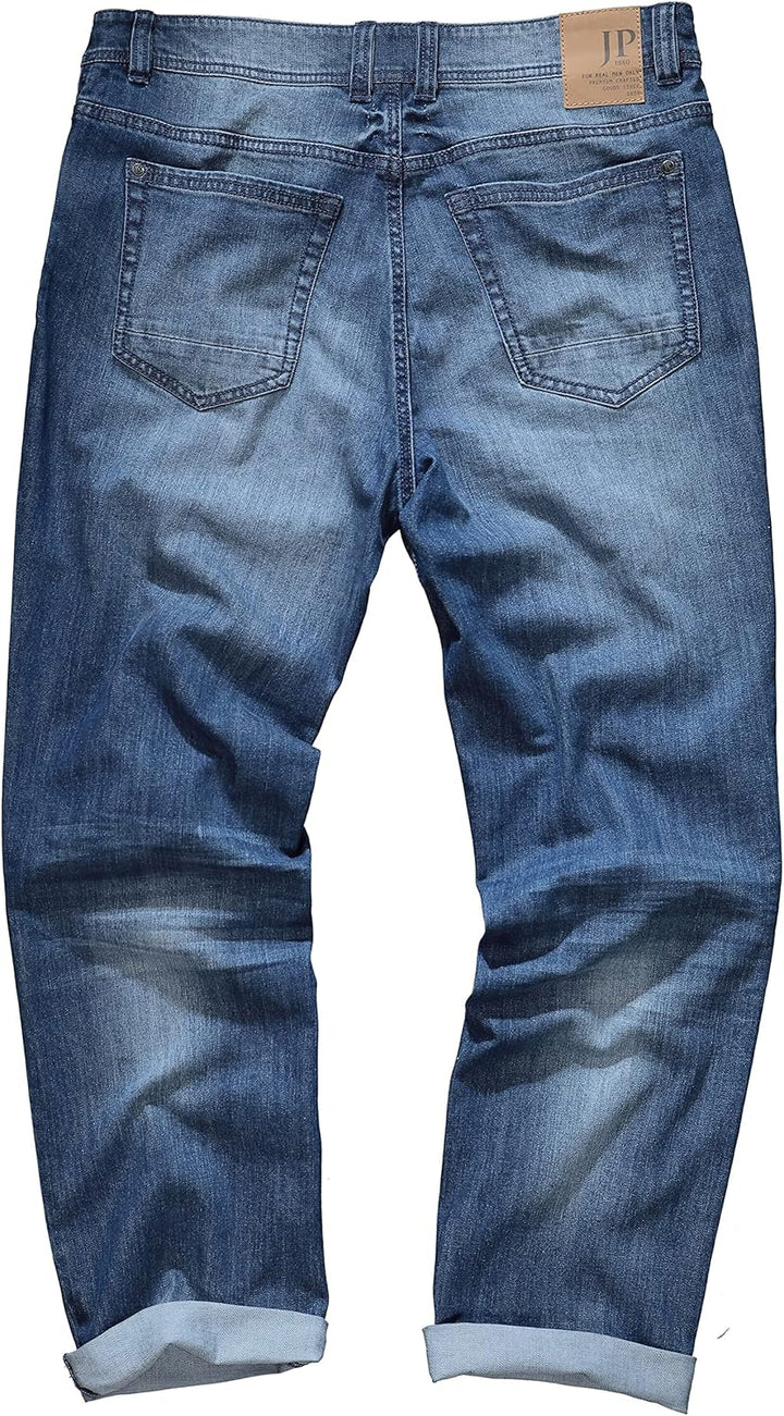 JP 1880 Herren Hose 54W / 34L Blauer Jeansstoff, 54W / 34L Blauer Jeansstoff