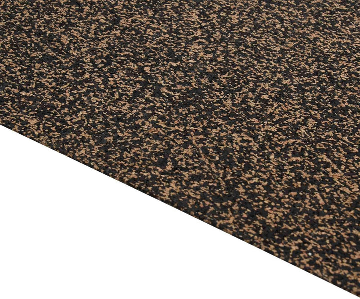 Korkrolle braun 1000 x 100 cm als Pinnwand oder Wandverkleidung aus Kork und Gummi, Braun 1