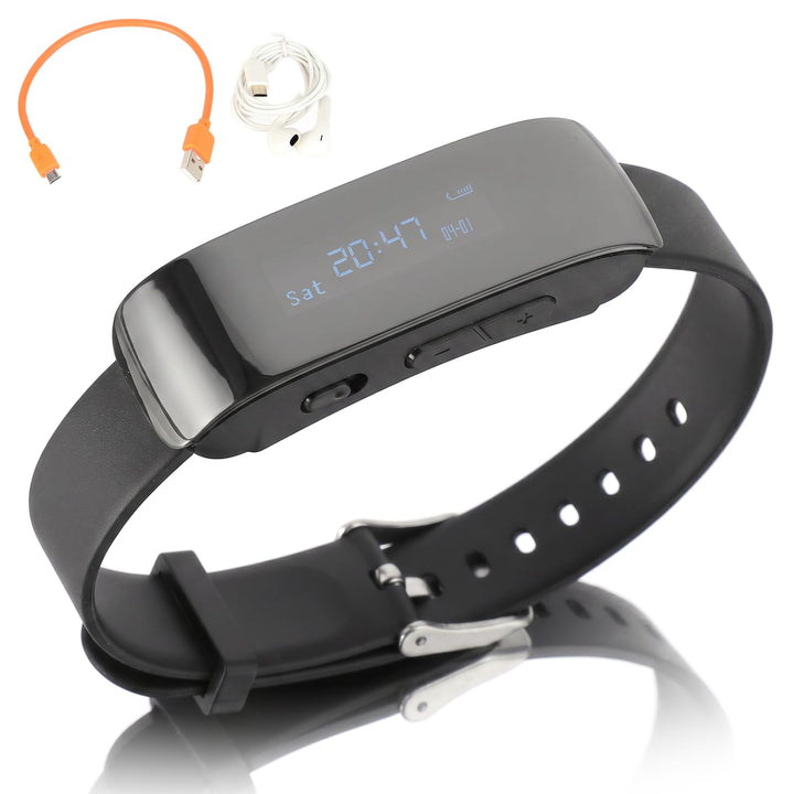 Diktiergerät-Uhr, Digitale Diktiergeräte mit Geräuschunterdrückung, Lange, Audio-Armband-Recorder mi