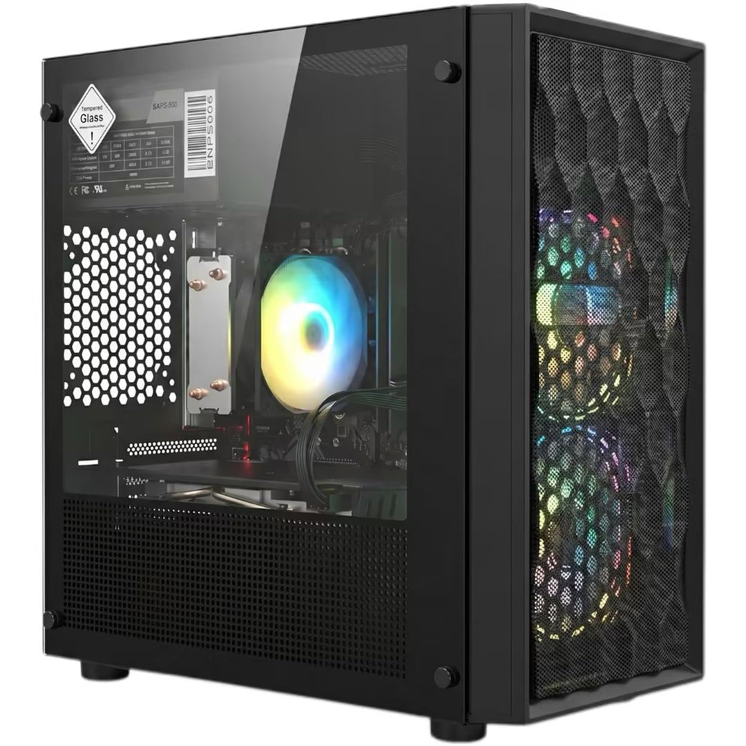 STGsivir Gaming PC, GeForce RTX 3050 6GB GDDR6,Ryzen 5 3400G bis zu 4.2 Ghz,16G DDR4,1TB SSD,WLAN 6,