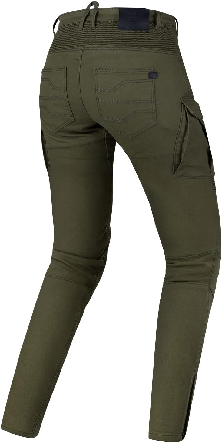 SHIMA GIRO 2.0 LADY Motorradhose Damen - Elastische, Slim Fit, Cargo Biker Hose Damen mit DuraQL Sch
