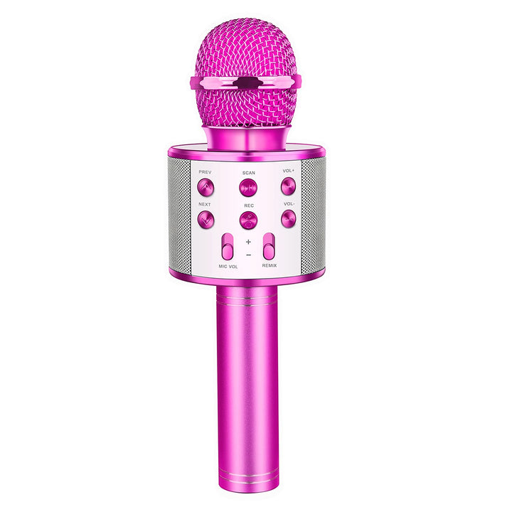 Karaoke Mikrofon Geschenke Mädchen 4-12 Jahre, Bluetooth Mikrofon Kinder Spielzeug ab 3-12 Jahre Spi