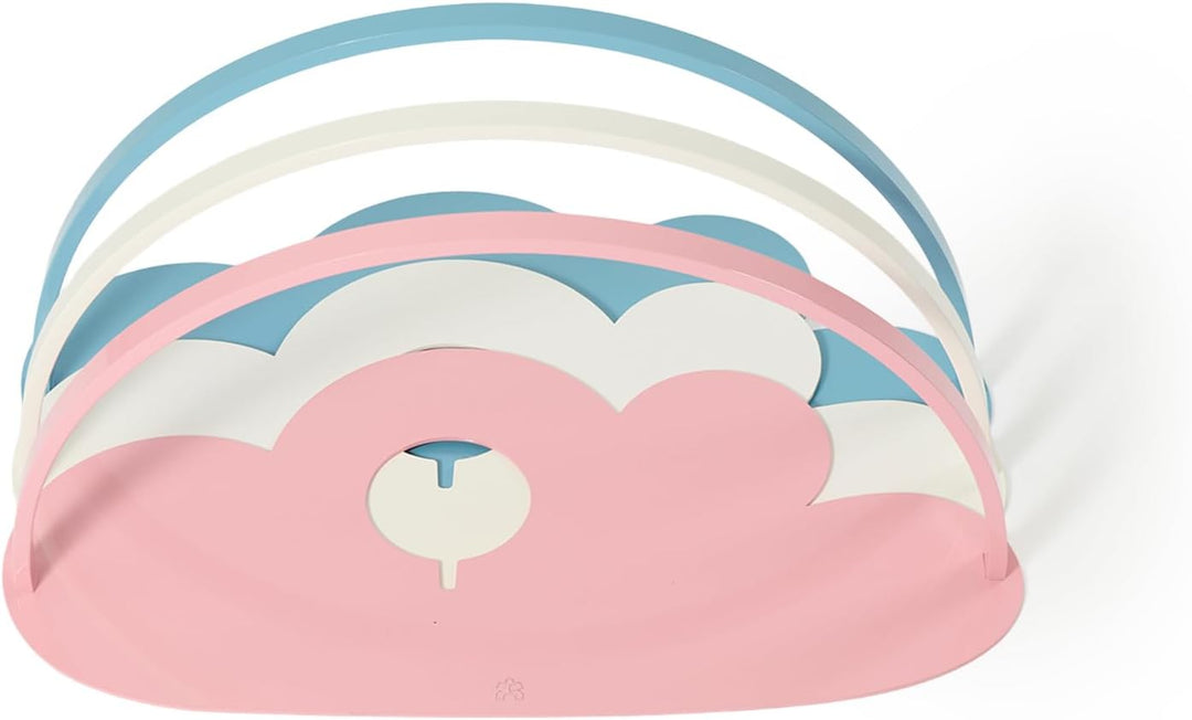 Regal Wolke – Magnetisches Standregal für 70–100 Hörfiguren – kompatibel mit Toniebox & Ladestation