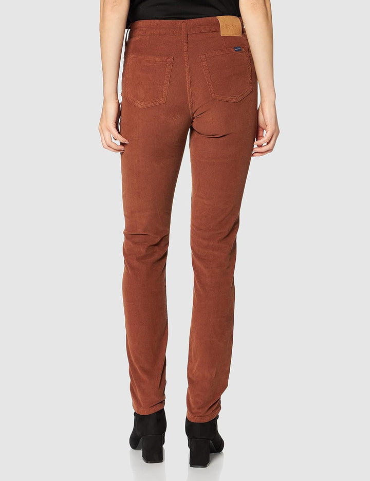 GANT Damen Freizeithose 27W / 32L Chocolate Brown, 27W / 32L Chocolate Brown