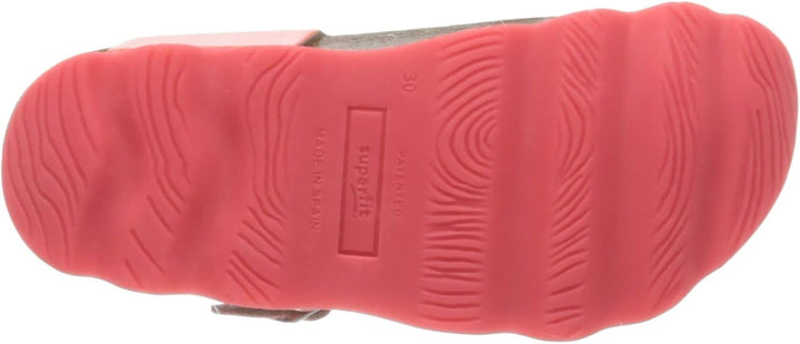 Superfit Mädchen FUSSBETTPANTOFFEL Pantoffeln 30 EU Melon 5000, 30 EU Melon 5000