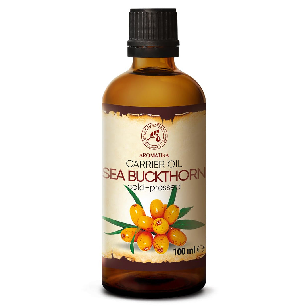Sanddornöl 100ml - Hippophae Rhamnoides - Kaltgepresst - Sanddorn Öl - Sea Buckthorn Oil - Rein &amp; Na