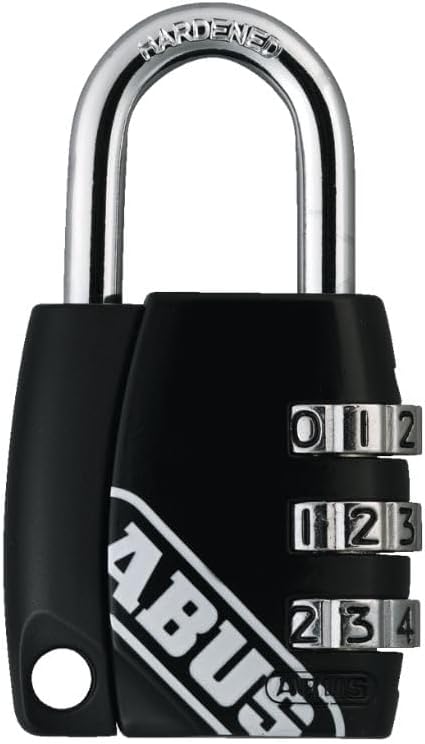 ABUS Zahlenschloss 155/30 - Vorhängeschloss mit Zinkdruckguss-Gehäuse - Kofferschloss / Spindschloss