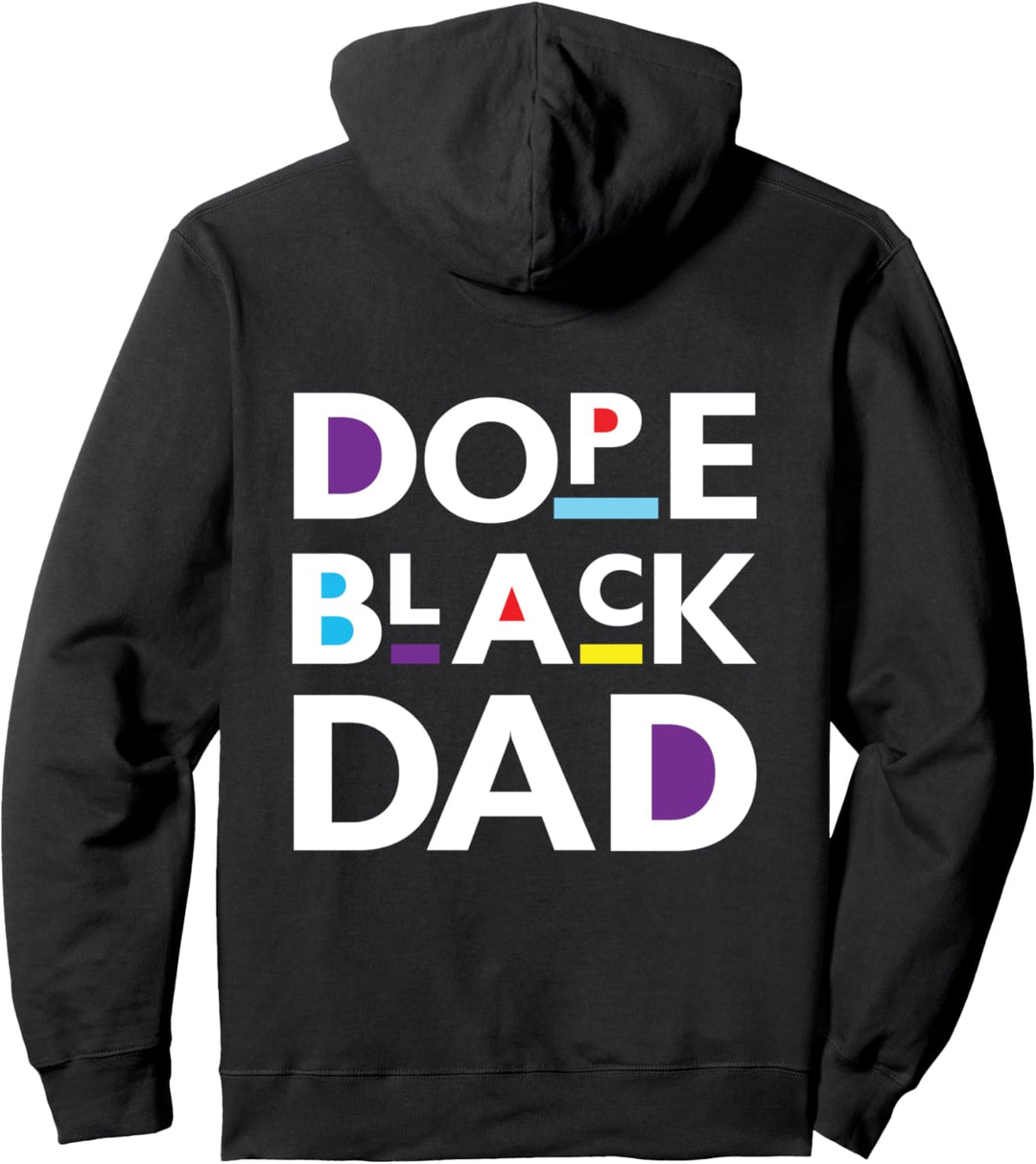 Dope Black Dad Hoodie Geschenk Best Dad Dope Black Fathers Pullover Hoodie