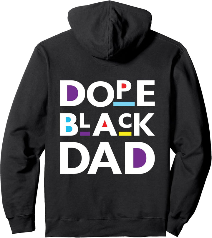 Dope Black Dad Hoodie Geschenk Best Dad Dope Black Fathers Pullover Hoodie