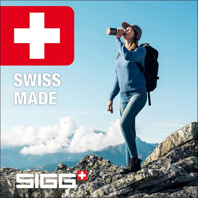 SIGG - Alu Trinkflasche - Sportflasche WMB Traveller - Klimaneutral Zertifiziert - kohlensäurehaltig