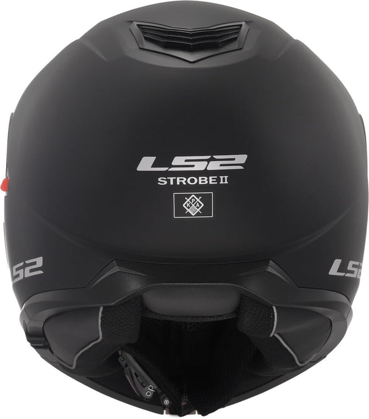 LS2, klapphelme moto STROBE II matt black, XS Matt-schwarz XS, Matt-schwarz XS