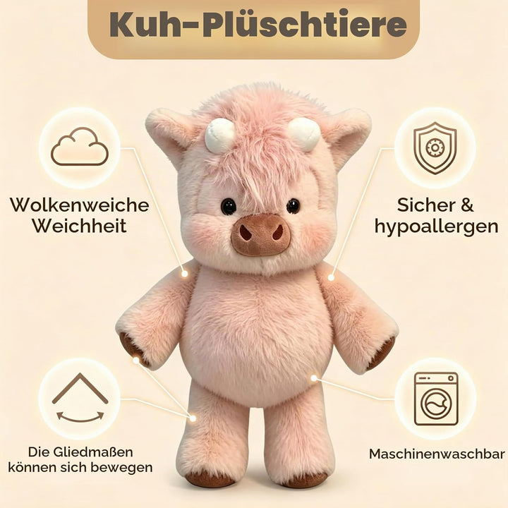 Running Cow Plush 45cm, Laufendes Kuscheltier, Interaktive Plüschtier Einer Laufenden Kuh, Kuh Kusch