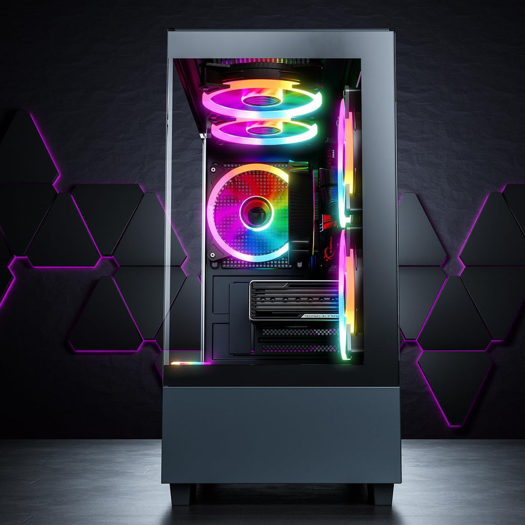 GameMachines Evolv - Gaming PC - AMD Ryzen 7 5700X - GeForce RTX 4070-1TB SSD - 32GB DDR4 - WLAN - W