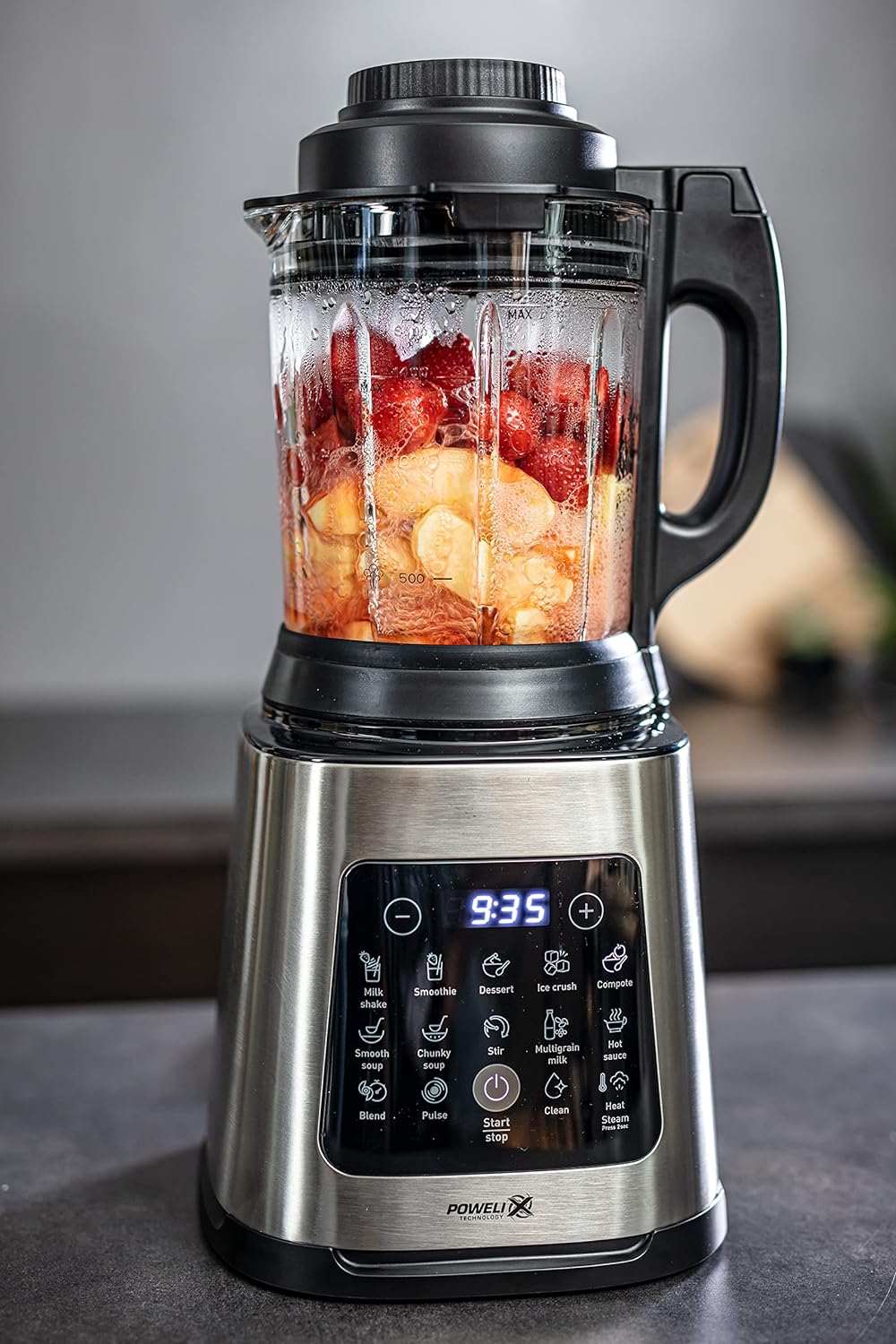 Krups KB835D Perfectmix Cook Hochgeschwindigkeits-Kochmixer | Standmixer | 10 autom. Programme | Kal